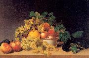 Peale, James Still Life with Fruit on a Tabletop Norge oil painting reproduction